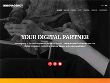 Tablet Screenshot of innovagency.com